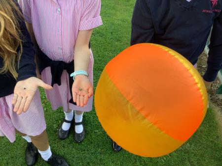 Year 5 learn about spherical bodies