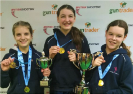 Our Champions at the British Schools Pistol National Final