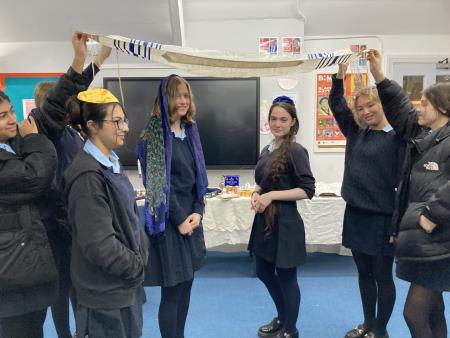 GCSE Religious Studies students take part in a Jewish Workshop